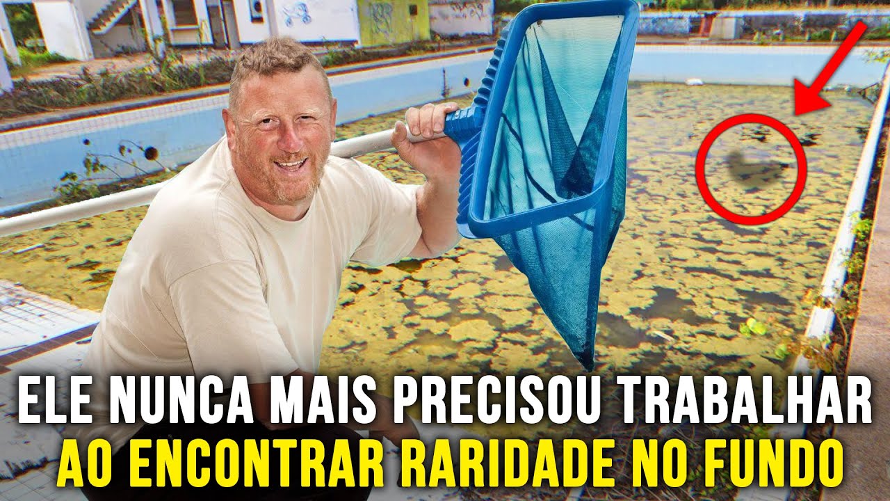Patrão obrigou funcionário a limpar piscina podre. Ao esvaziá-la, ele ficou rico
