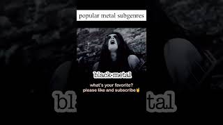 Download lagu Popular metal subgenres! Korn, Metallica… #music #metal mp3