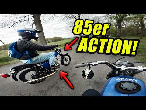 Vlog | Taking the 85cc Simson Cross Motor on the road? How does it perform? First ride in 2025