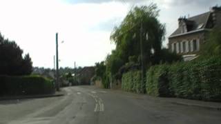 preview picture of video 'Driving Along Rue de L Hôtel de ville, Rue Clemenceau & Rue des Saules, Pléneuf-Val-André'