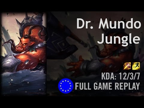 Dr. Mundo Jungle vs Zac - Hulberto - EUW Challenger Path 6.1
