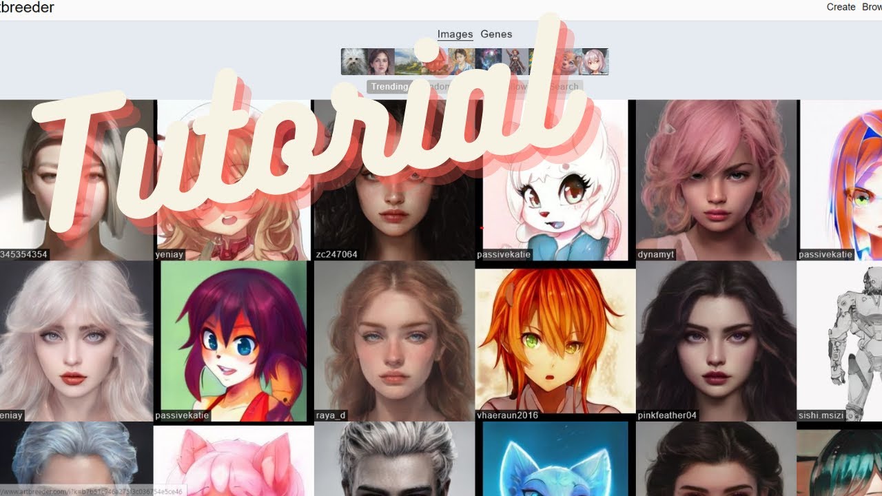 How to create DnD Characters using Artbreeder