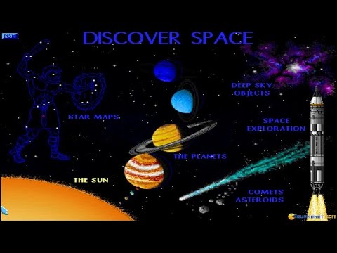 Discover Space gameplay (PC Game, 1992)
