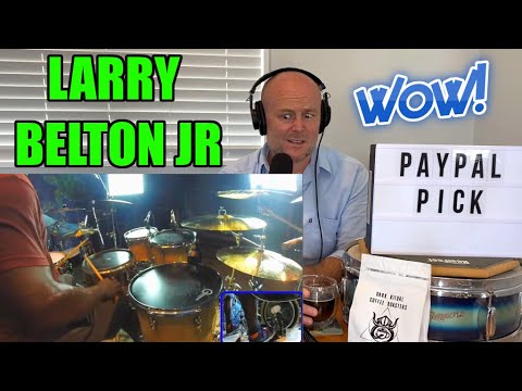 Drum Teacher Reacts: LARRY BELTON JR | George Duke & Billy Cobham Cover 'Stratus' | (2021 Reaction)