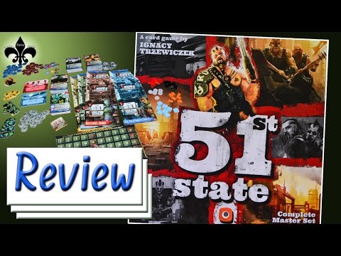 51st State Master Set Review engl. Version Portal Games Neuheit 2016 GER