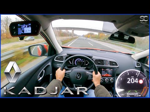 2019 Renault Kadjar - Autobahn Top Speed Drive POV