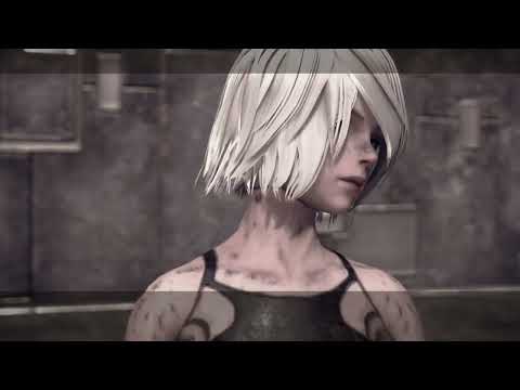 9S and A2 Interaction after O21 Fight || Nier:Automata