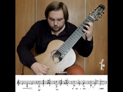 Leo Brouwer - Etude XII (score video)
