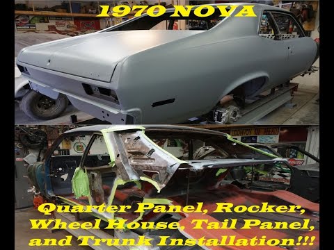 1968 to 1972 Chevy Nova Quarter Panels, Rockers, Tail Panel, Wheel Houses Restoration Episode 4