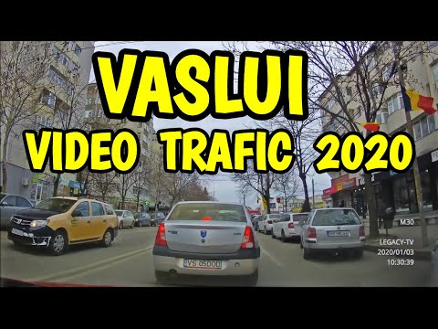 Orasul VASLUI 2020 traseu Traian - Piata veche - Centru - Crucea Garii