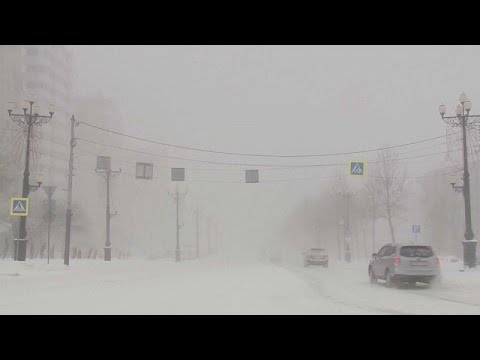 Eiskalter Winter: Russische Pazifikinsel Sachalin kämpft mit Extremwetter