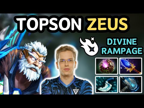 🔥 7.36c TOPSON ZEUS Midlane Highlights 🔥 Master Tier Zeus By Topson - Dota 2