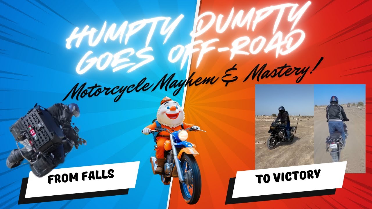 Humpty Dumpty Goes Off-Road — My First Desert Training, Falls and All — watch the ride video