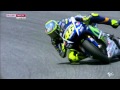Valentino Rossi control the bike which almost crashed