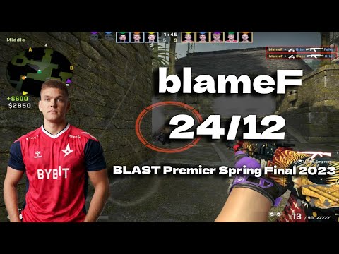 CSGO POV Astralis blameF (24/12) vs Complexity (ANCIENT) @ BLAST Premier Spring Final 2023