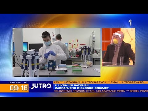 JUTRO -Da li je u Ukrajini razvijano biološko oružje,gosti dr Radomir Kovačević i dr Goran Belojević