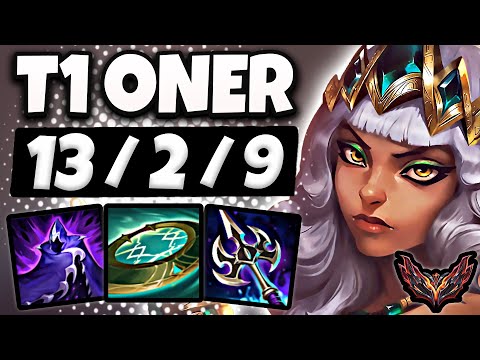 T1 Oner Qiyana Jungle vs Lee Sin - Patch 25.18 Korea Grandmaster