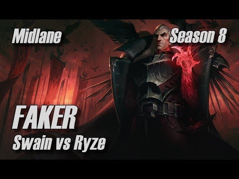 Faker - Swain vs Ryze Midlane - Season 8