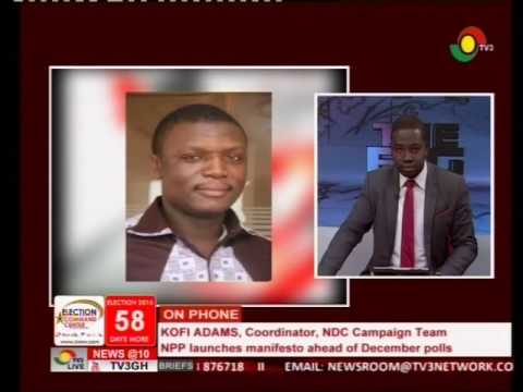 Kofi Adams analyse NPP 2016 manifesto launch - 9/10/2016