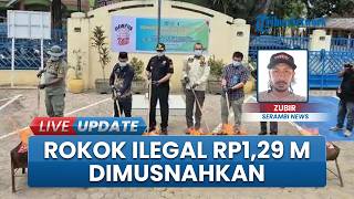 Setengah Juta Batang Rokok Ilegal di Langsa Dimusnahkan, Nilainya Tembus Rp1,29 Miliar