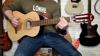 Video thumbnail for Fender FC-1 Classical Guitar - sound test by MGM Music