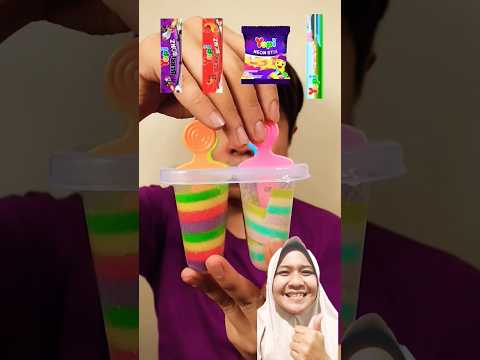 EATING ICE LOLIPOP FROM YUPPI CANDY @JonCit91 #satisfying #candy #mukbang #funny #eatingchallenge