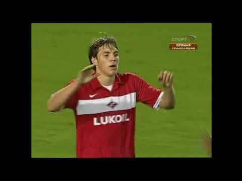 Первый гол Артема Дзюбы в еврокубках (2007)