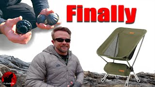 The BEST Backpacking Chair EVER Made ISN'T Expensive - Natur