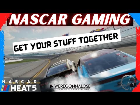 Nascar Heat 5 Gaming | Crashing Racers | Get Your Stuff Together