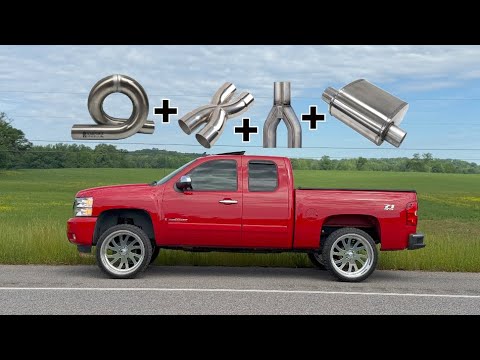 EQUAL LENGTH CORSA EXHAUST ON MY SILVERADO!