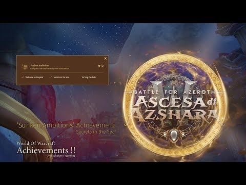 Secrets in the Sea, Sunken Ambitions Achievement