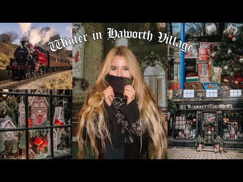 🚂 Explore a Magical Yorkshire Village in Winter | A Christmas Carol on a Steam Train in Haworth!