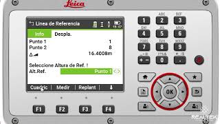 Leica Flexfield - Aplicación linea Referencia