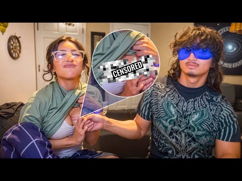 BLINDFOLDED TOUCH MY BODY CHALLENGE