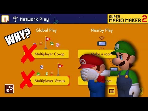 Super Mario Maker 2 Has No Online Multiplayer..WITH FRIENDS!