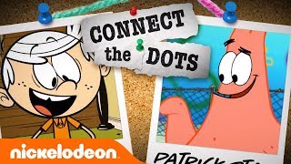 How to Get From Lincoln Loud ➡️ to Patrick Star! 🧠 Connect the Dots | Nick