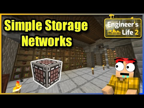 Minecraft Engineer's Life 2 - Simple Storage Networks - ep 11