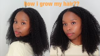 WOW Is that YOUR HAIR?? 😱 Realistic Natural Hair | NO GEL | Natural Curly V Part Wig ft Curls Curls