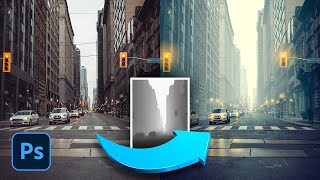 How to Use Depth Maps in Photoshop Tutorial #Nucly