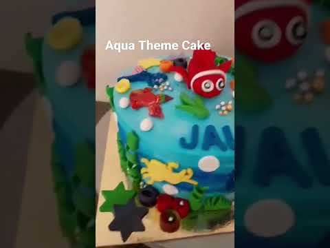 Aqua Theme cake