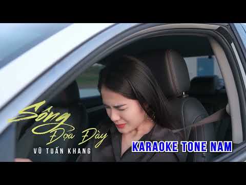 KARAOKE Sông Đọa Đày | Vũ Tuấn Khang Official | TONE NAM