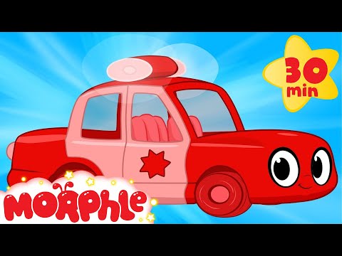 My Magic Police Car - My Magic Pet Morphle Compilation with Police Vehicle Videos for Kids!