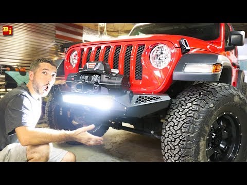 How to Install a front Wrangler JL Bumper - CrawlTek Revolution's