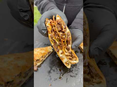 Carne asada quesadillas on my ​⁠@LoCoCookers griddle