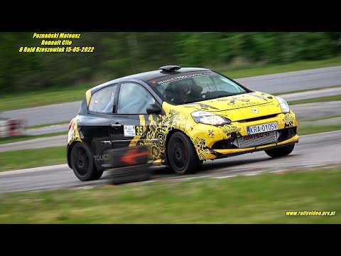 Poznański Mateusz - Renault Clio 3  RS turbo - SuperOES 5 Runda Tor Kielce 14-05-2022