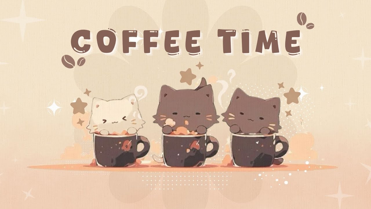𝐏𝐥𝐚𝐲𝐥𝐢𝐬𝐭  Coffee Time ☕  1 Hour Cute Lofi Playlist 🎧 Cozy Cafe Vibes 🍀✨ (study/aesthetic/chill/cafe)