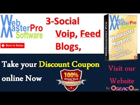 3 - Social, Voip, Feed, Blogs, Forum, Cms Management - Webmaster Pro Software by OseacO.Com
