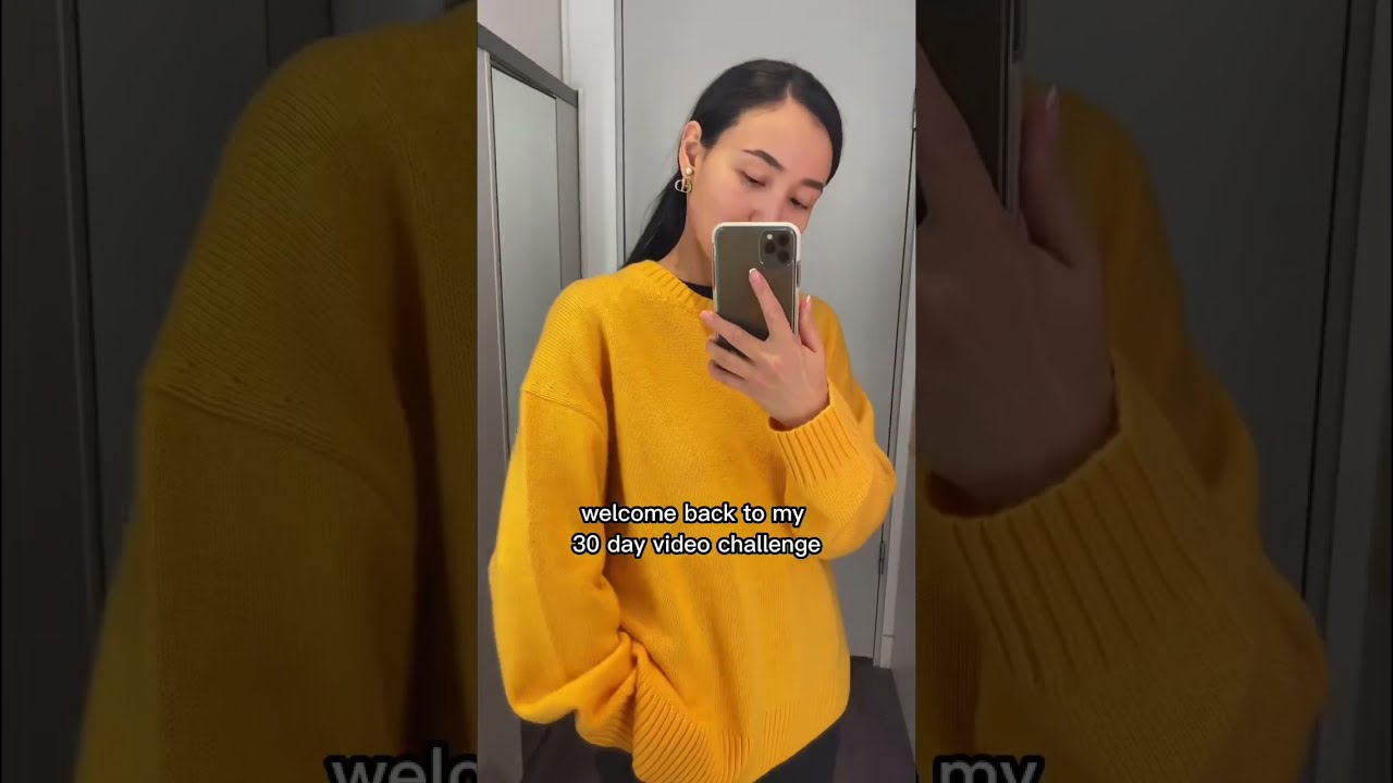 COS jumper🧡 #tryonhaul #ootd