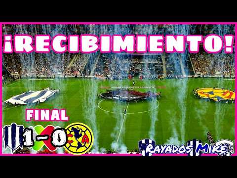 "¡RECIBIMIENTO! Rayadas 1-0 America Final Cl 2026 Liga MX Femenil" Barra: La Adicción &bull; Club: Monterrey &bull; País: México