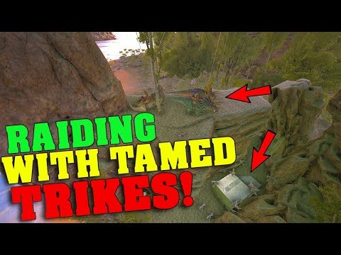 Soaking With Tamed Trikes? + Progression! MTS 4 Man PVP S3E10 | Ark: Survival Evolved